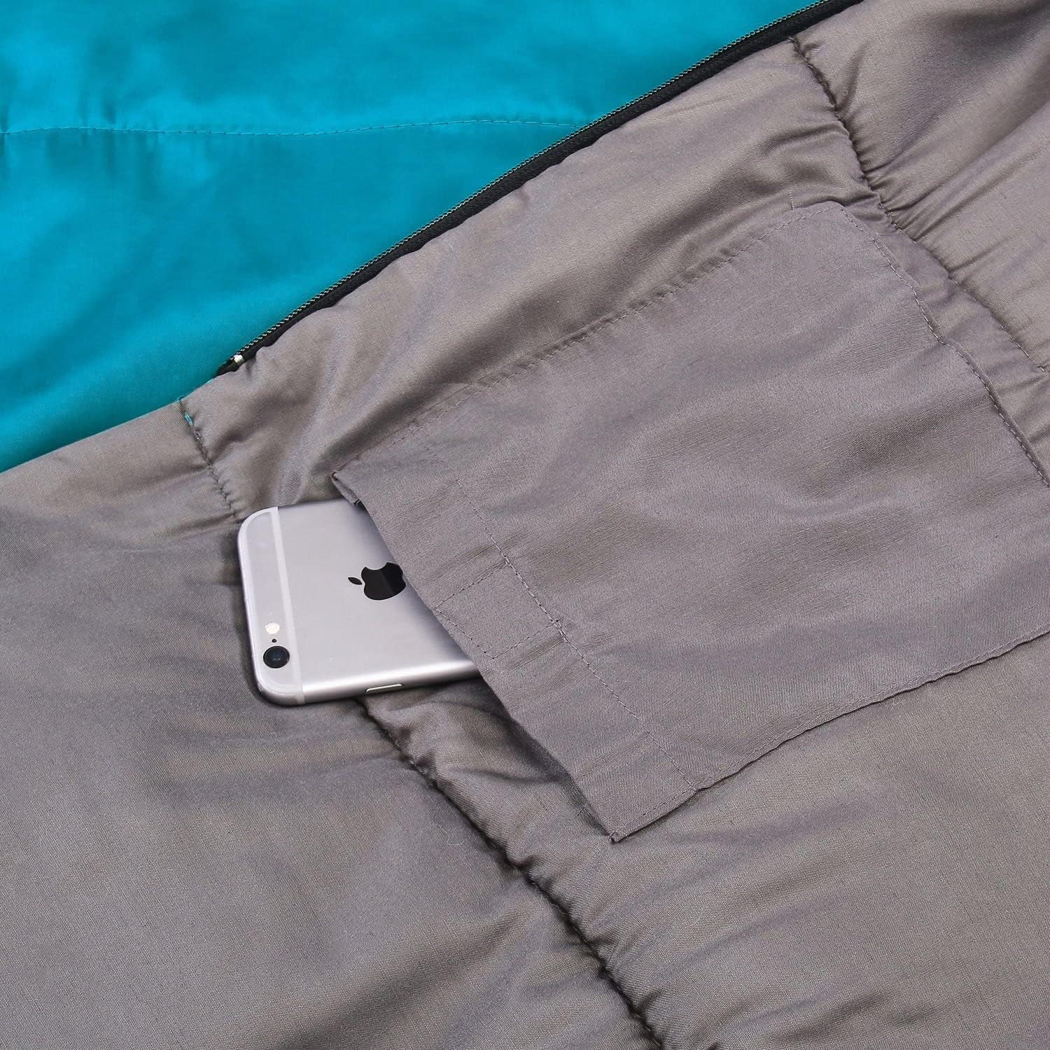 Sleeping Bag, Double Sleeping Bags for Adults, Lightweight Sleeping Bag for Backpacking, Camping, Hiking - Queen Size XL Sleeping Bag for 2 People, Cold Weathersleeping Bag