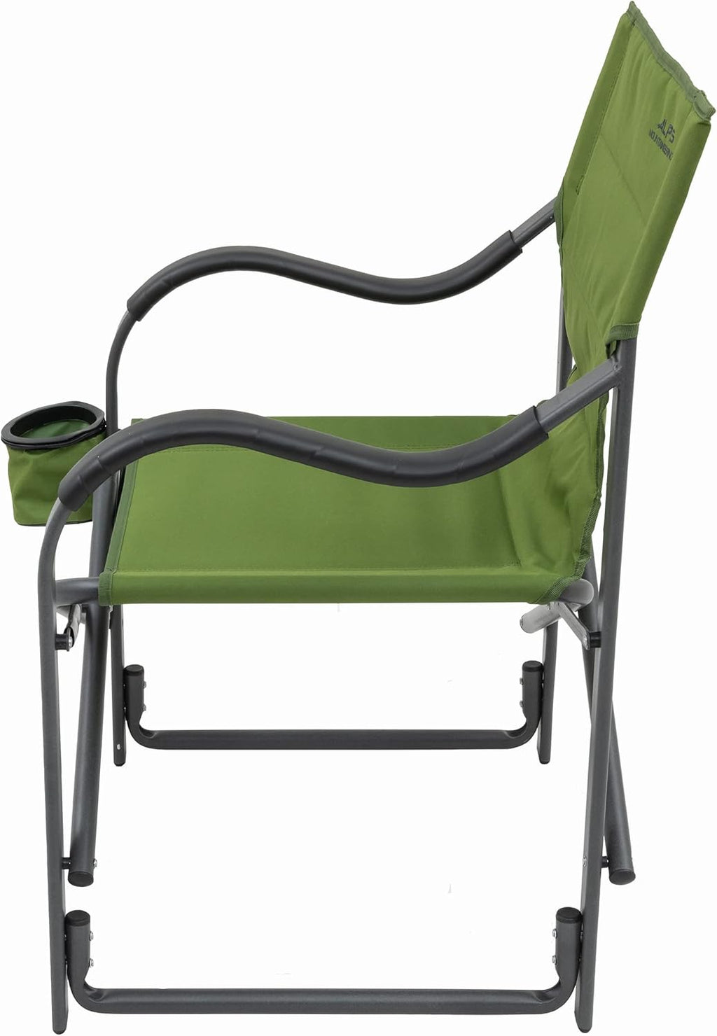 Camp Chairs for Adults - Comfortable Padded Polyester Fabric over Sturdy Wide Aluminum/Steel Frame with Tall Back, Folds Flat