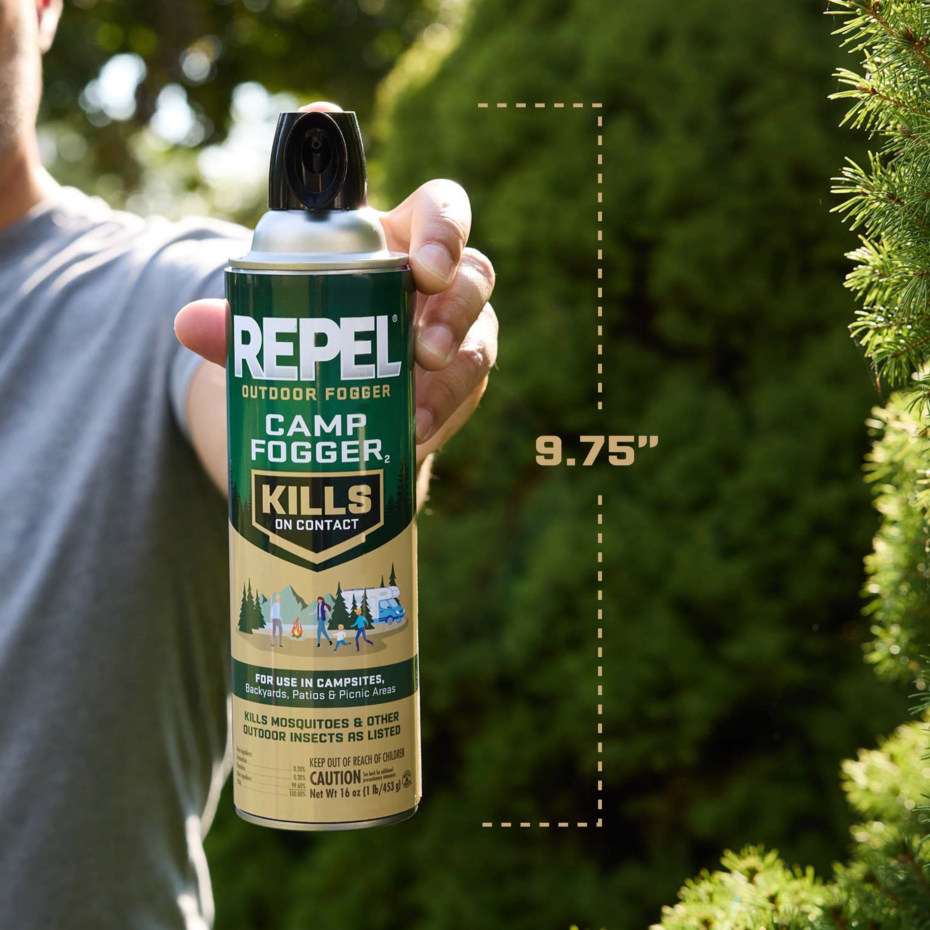 Outdoor Fogger Camp Fogger, Kills Mosquitoes and Other Outdoor Insects, 16 Ounces