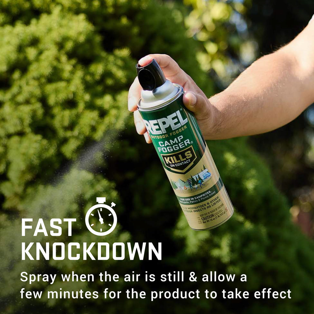 Outdoor Fogger Camp Fogger, Kills Mosquitoes and Other Outdoor Insects, 16 Ounces