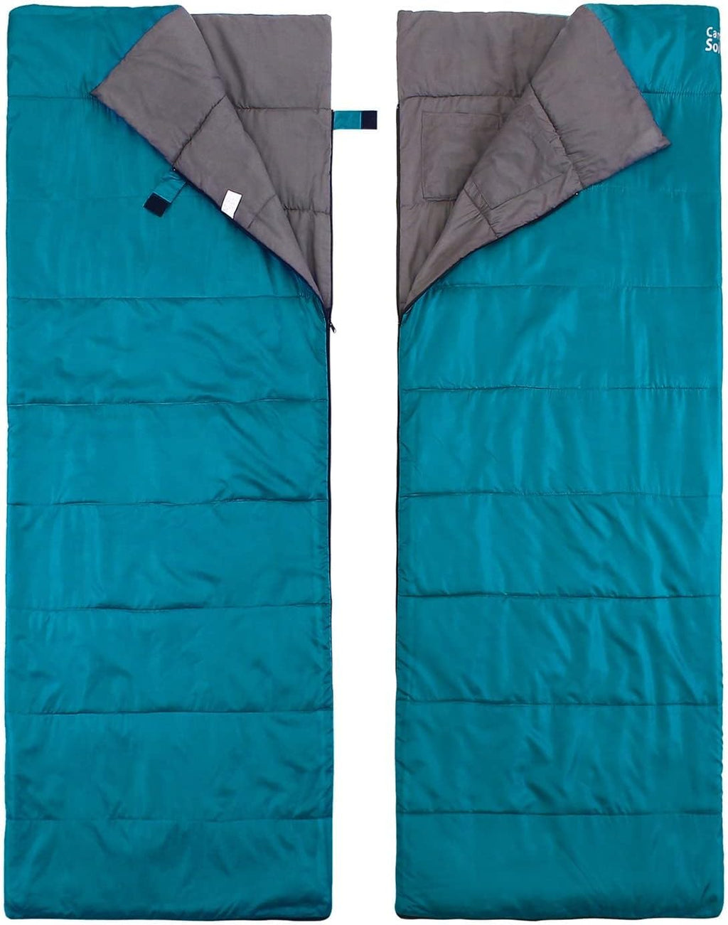 Sleeping Bag, Double Sleeping Bags for Adults, Lightweight Sleeping Bag for Backpacking, Camping, Hiking - Queen Size XL Sleeping Bag for 2 People, Cold Weathersleeping Bag