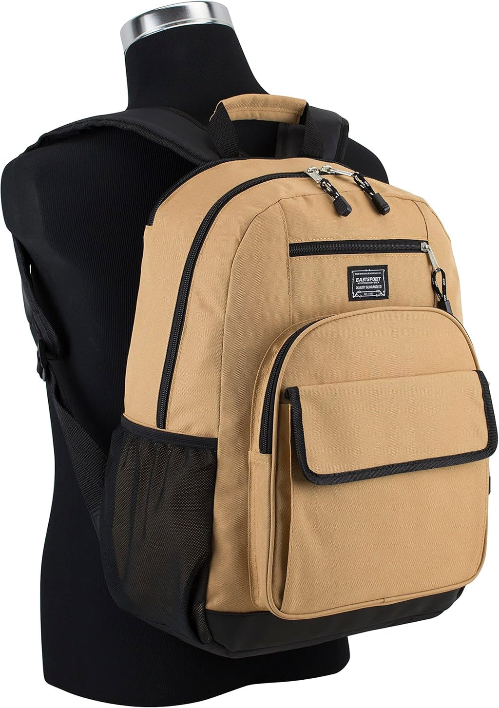 Travel Luggage Carry on Weekender Backpack Daypack Large Tech Laptop Bag for Work, Gym, Hiking, Tan